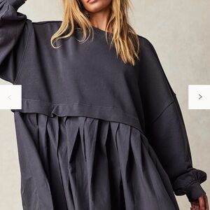 Free People NWT Eleanor Sweatshirt Dress in XS